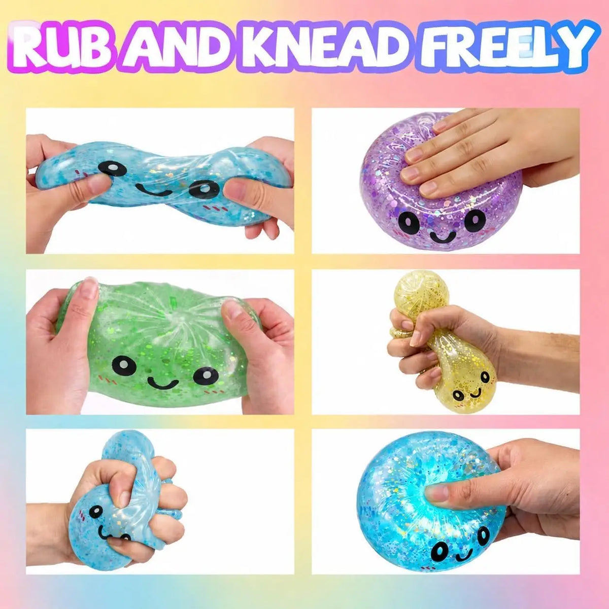 Glow in the Dark Dumpling Squishy, Mystery Box