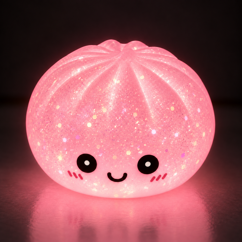 Glow in the Dark Dumpling Squishy, Mystery Box
