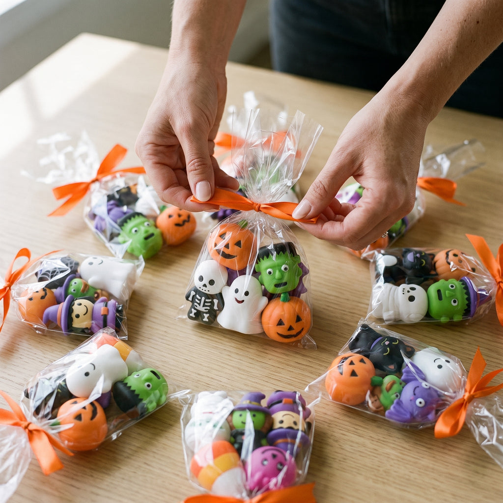 Halloween Mochi Squishy Fidget Toys for Goodie Bags & Party Favors