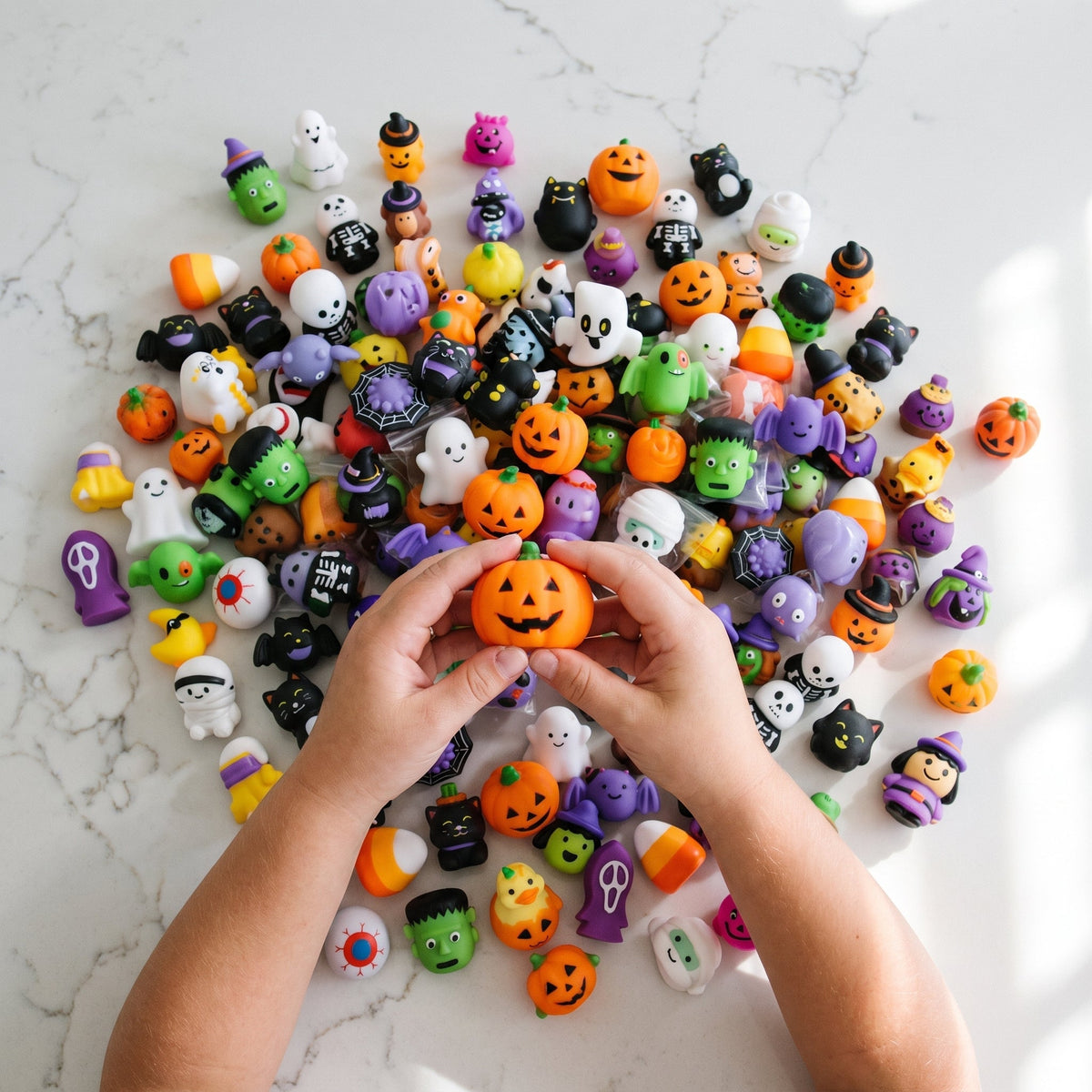 Halloween Mochi Squishy Fidget Toys for Goodie Bags & Party Favors