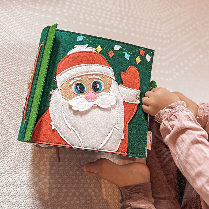 Quiet Felt Book, Santa's Christmas Activity Pages