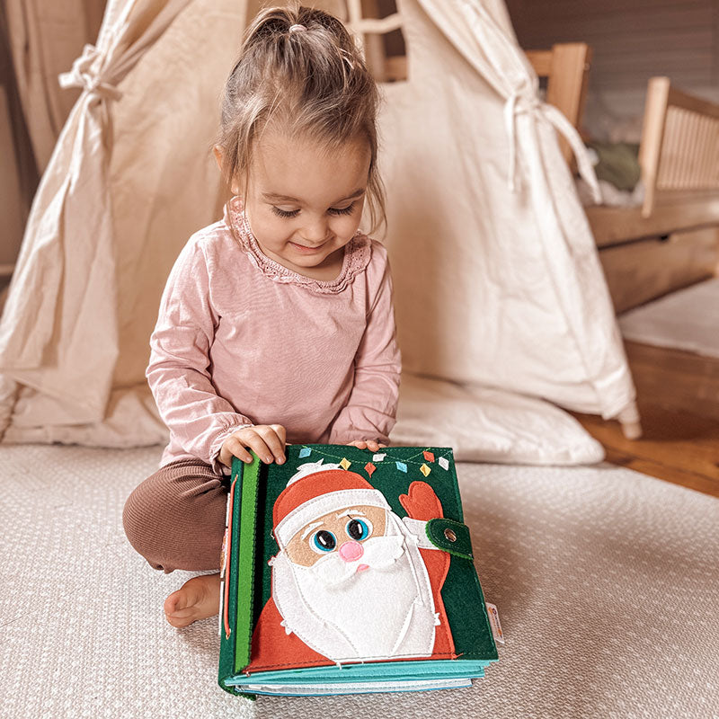 Quiet Felt Book, Santa's Christmas Activity Pages