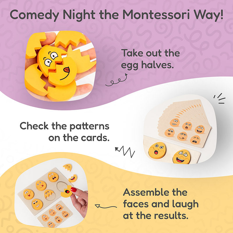 Emotion Learning Puzzle with Activity Book for Kids