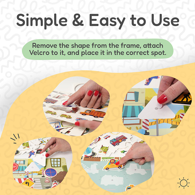 Busy Book for Toddlers with Farm Animals and Learning Activities