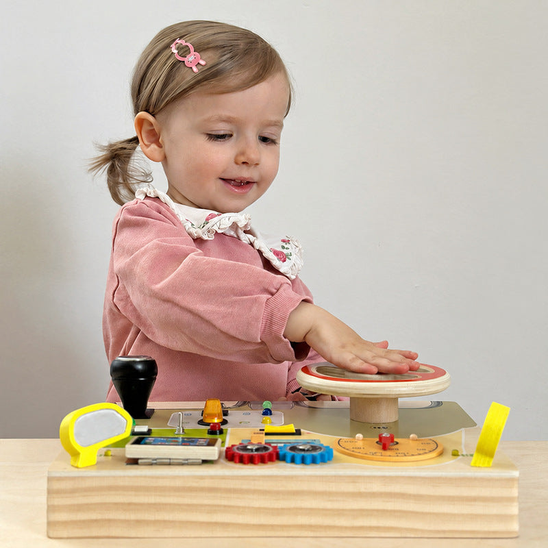 Interactive Dashboard Toy with Lights and Sounds