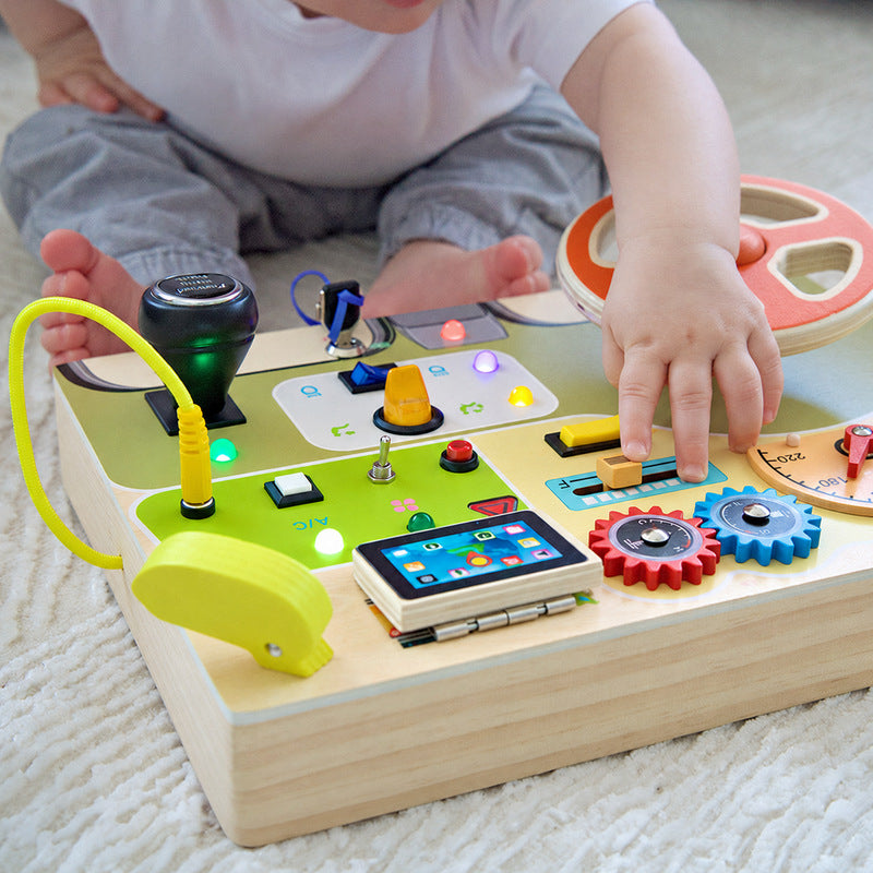 Interactive Dashboard Toy with Lights and Sounds
