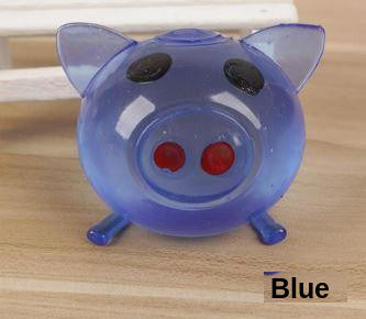 Jelly Pig Stress Toy - Squishy Bounce-Back Fidget