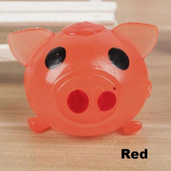 Jelly Pig Stress Toy - Squishy Bounce-Back Fidget