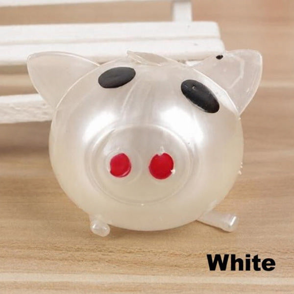 Jelly Pig Stress Toy - Squishy Bounce-Back Fidget