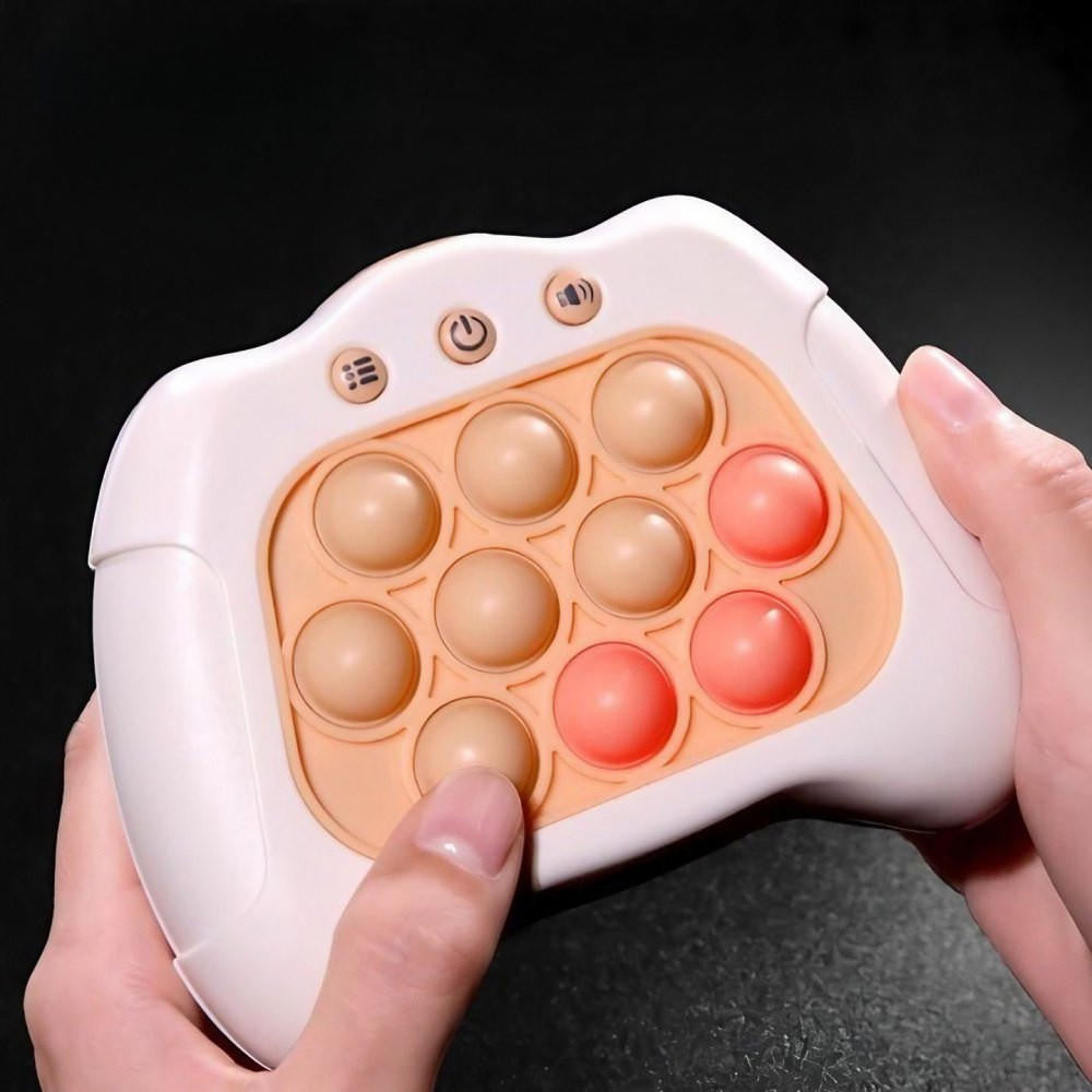 Handheld Bubble Pop Game with 4 Play Modes and Sound