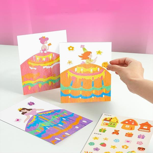 Scratch Art Kit for Kids with 20 Cards and Accessories