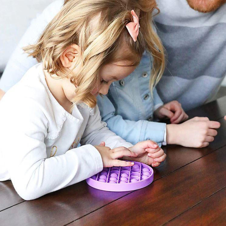 Pop It Strategy Game with Sensory Bubble Popping