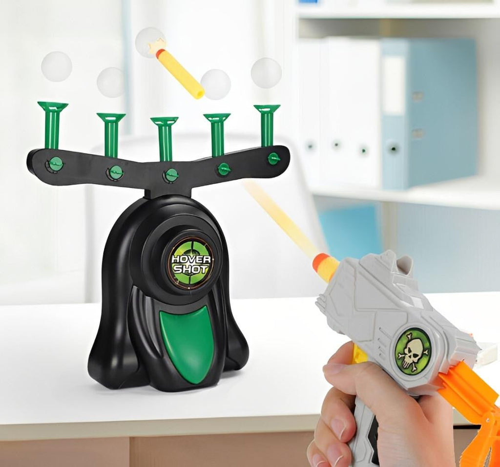 Floating Target Shooting Game with Hovering Balls