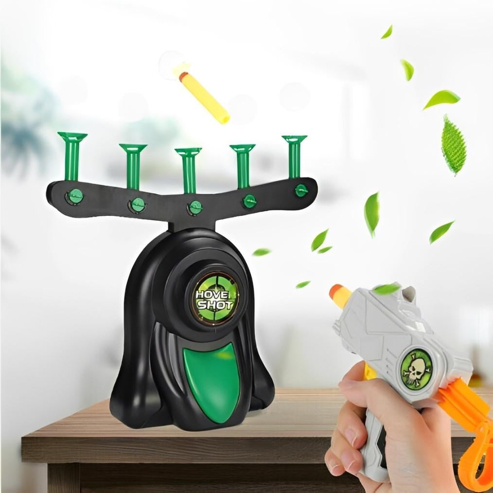 Floating Target Shooting Game with Hovering Balls