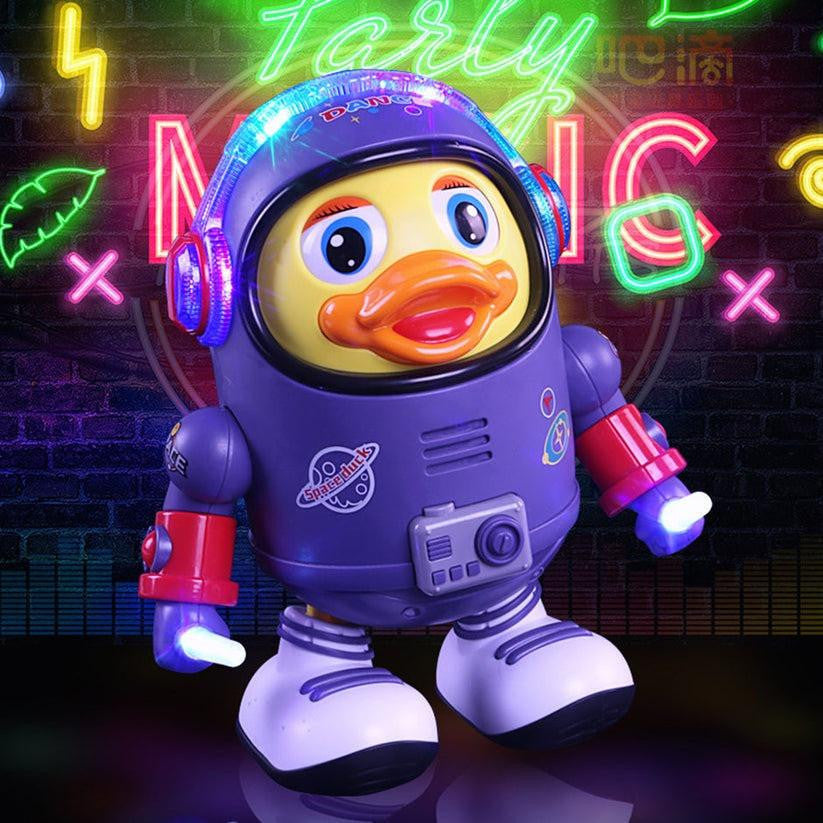 Musical Dancing Toy, Astronaut Duck with Lights