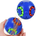 Fidget Puzzle Ball with Rotating Colored Beads