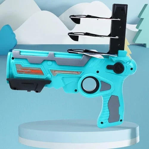 Foam Plane Launcher Toy with 4 Gliders for Outdoor Play
