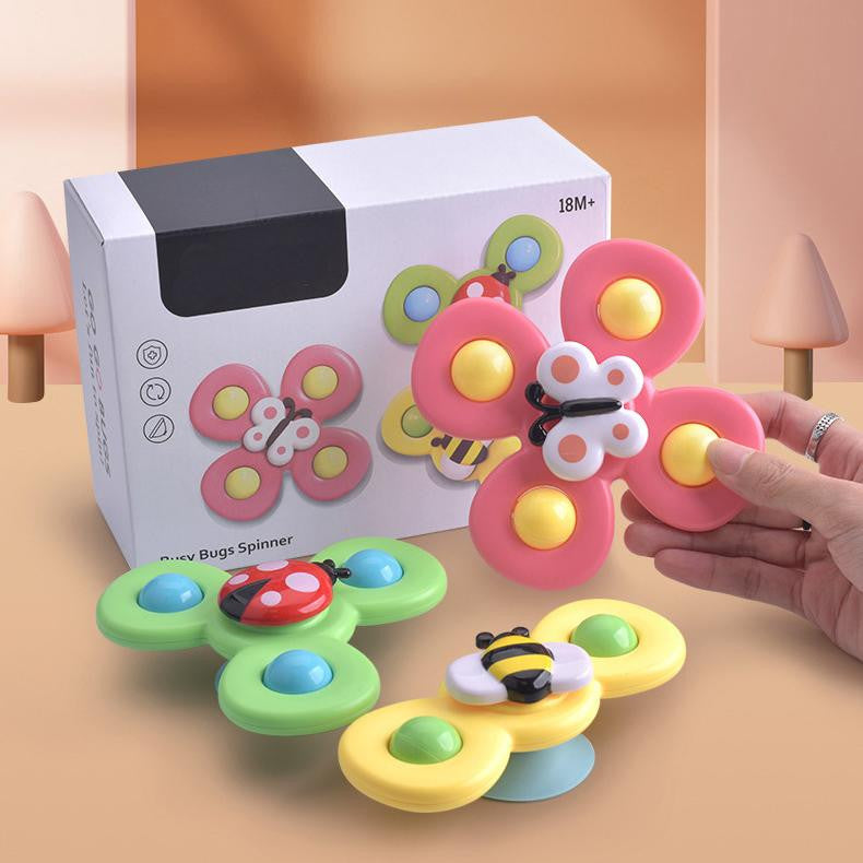 Suction Spinner Toy with Animal Designs for Babies