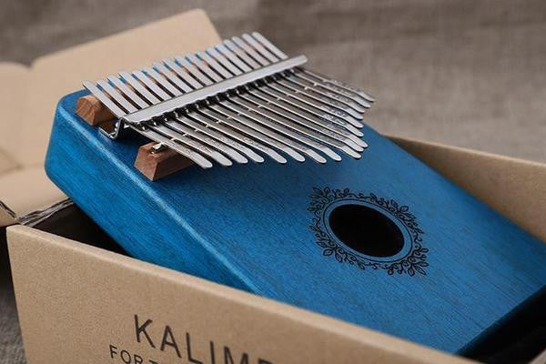 Kalimba 17 Keys Thumb Piano in Mahogany Wood