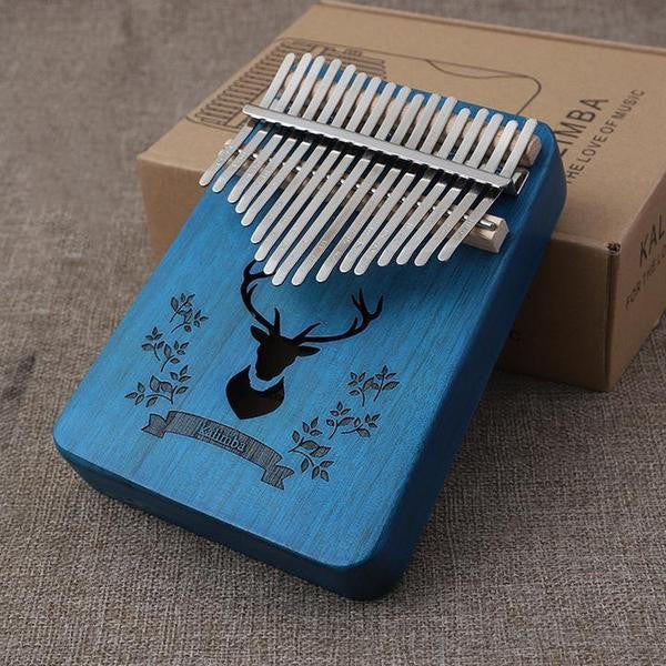 Kalimba 17 Keys Thumb Piano in Mahogany Wood