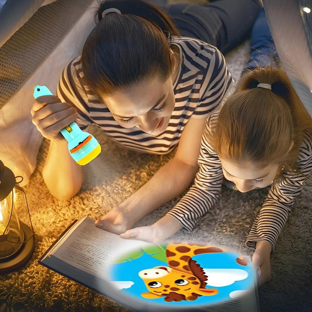 Projector Flashlight for Kids with Animal Slides