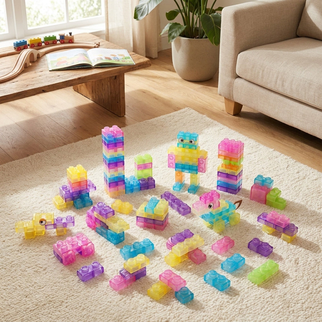 Jelly Blocks, 40-Piece Soft Building Set