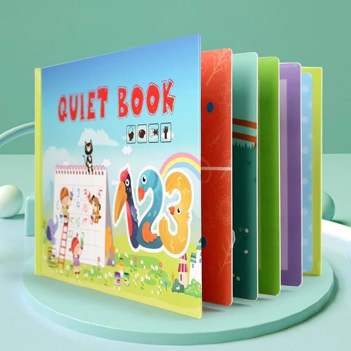 Activity Book Toddlers with Reusable Stickers and Themes