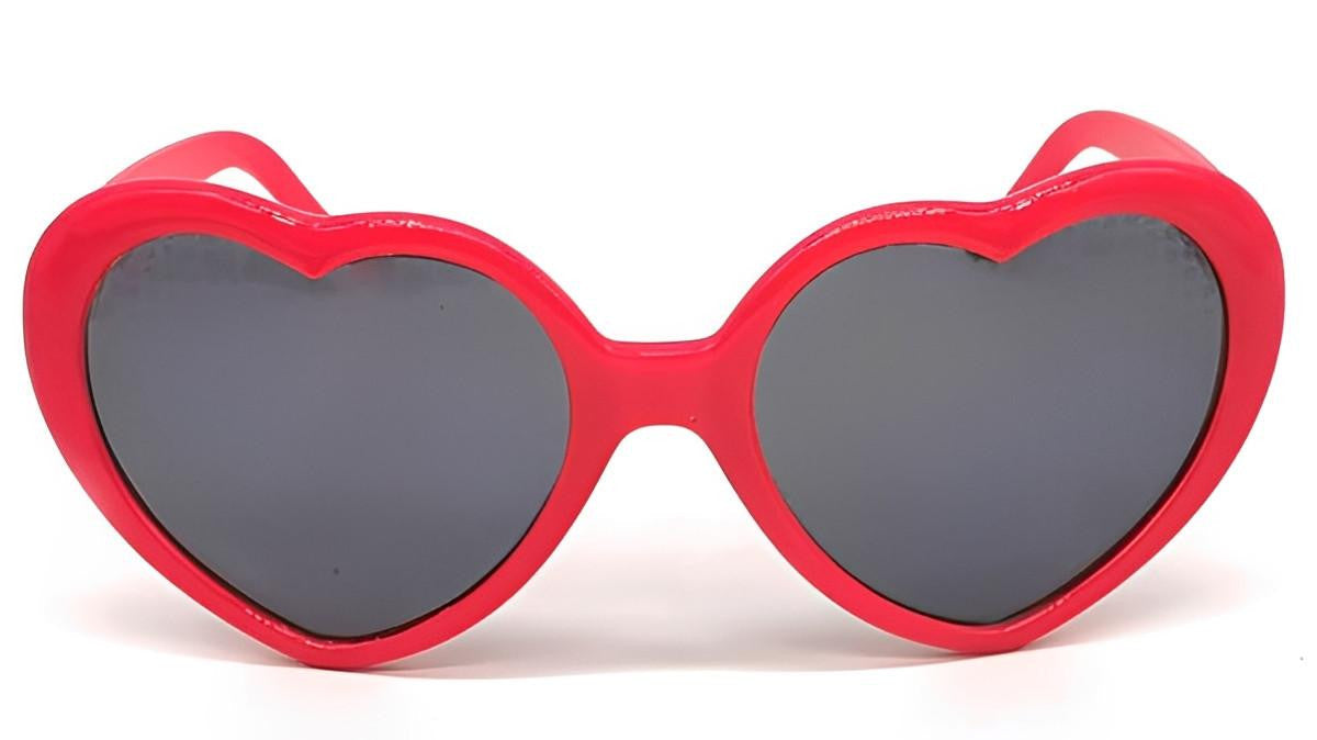 Diffraction Heart Glasses with Light Effect for Events
