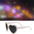 Diffraction Heart Glasses with Light Effect for Events