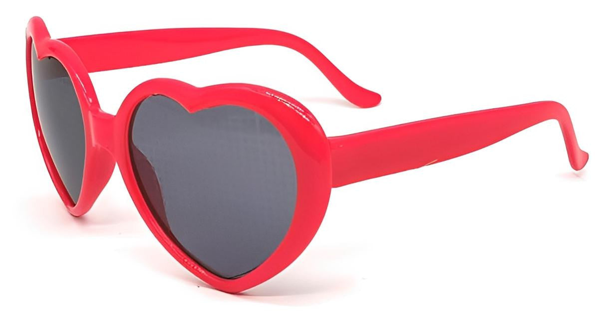 Diffraction Heart Glasses with Light Effect for Events
