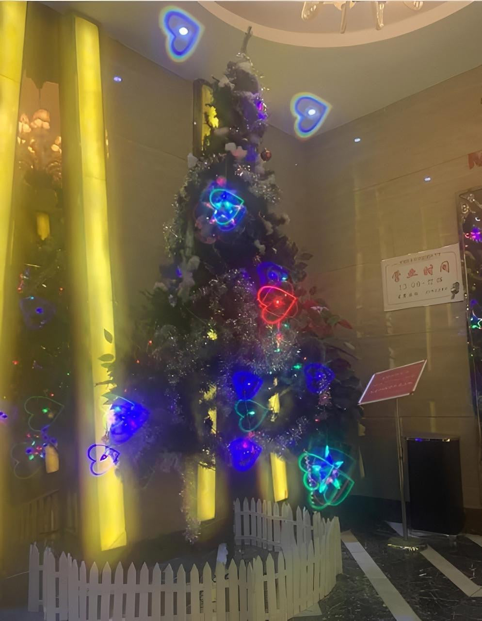 Diffraction Heart Glasses with Light Effect for Events