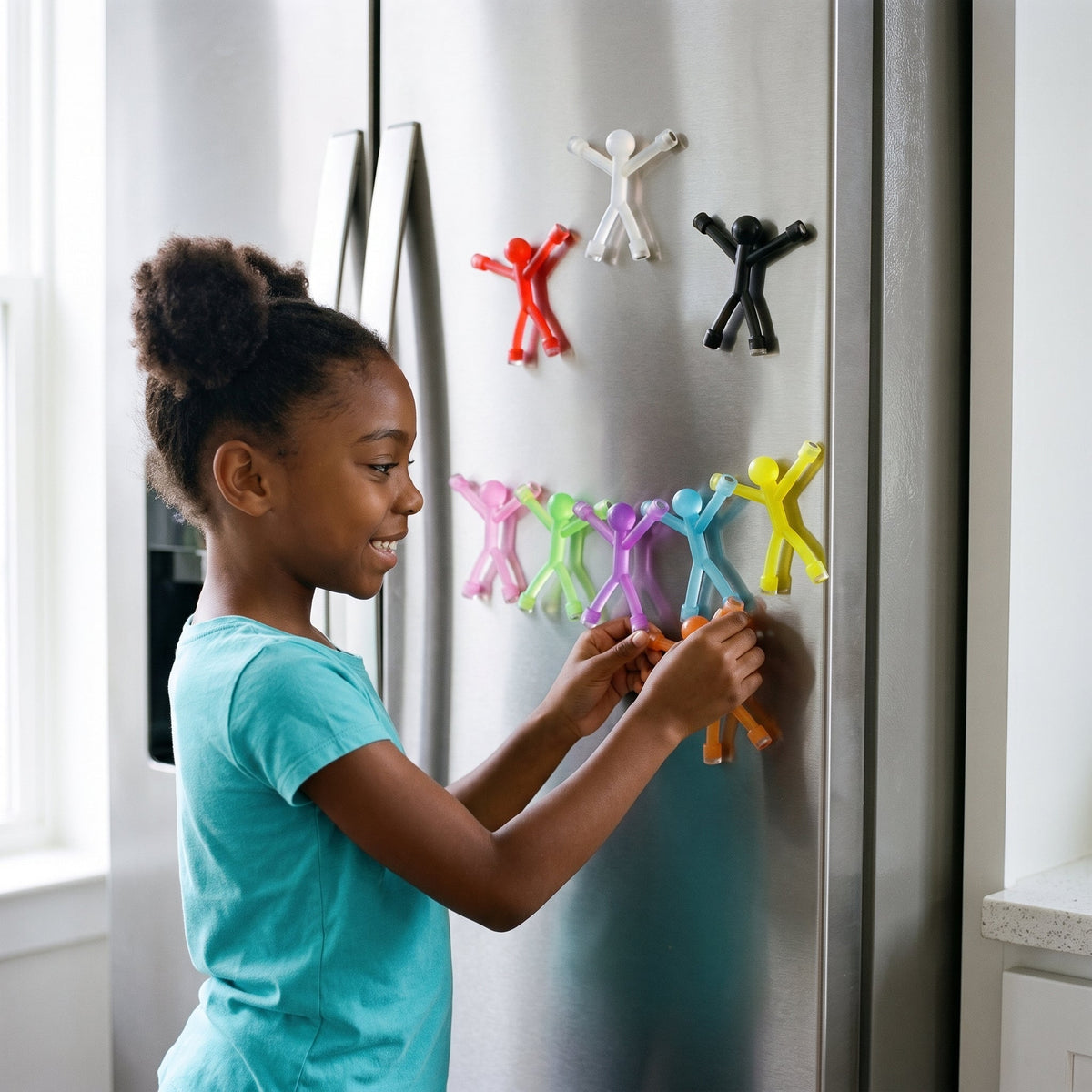 Magnetic Stick Figures, Bendy Fidget Toy For Kids