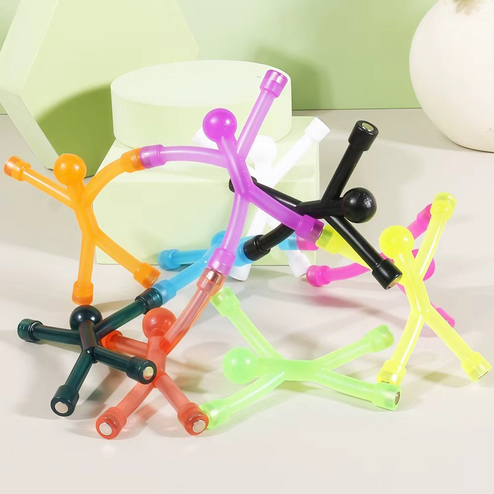 Magnetic Stick Figures, Bendy Fidget Toy For Kids