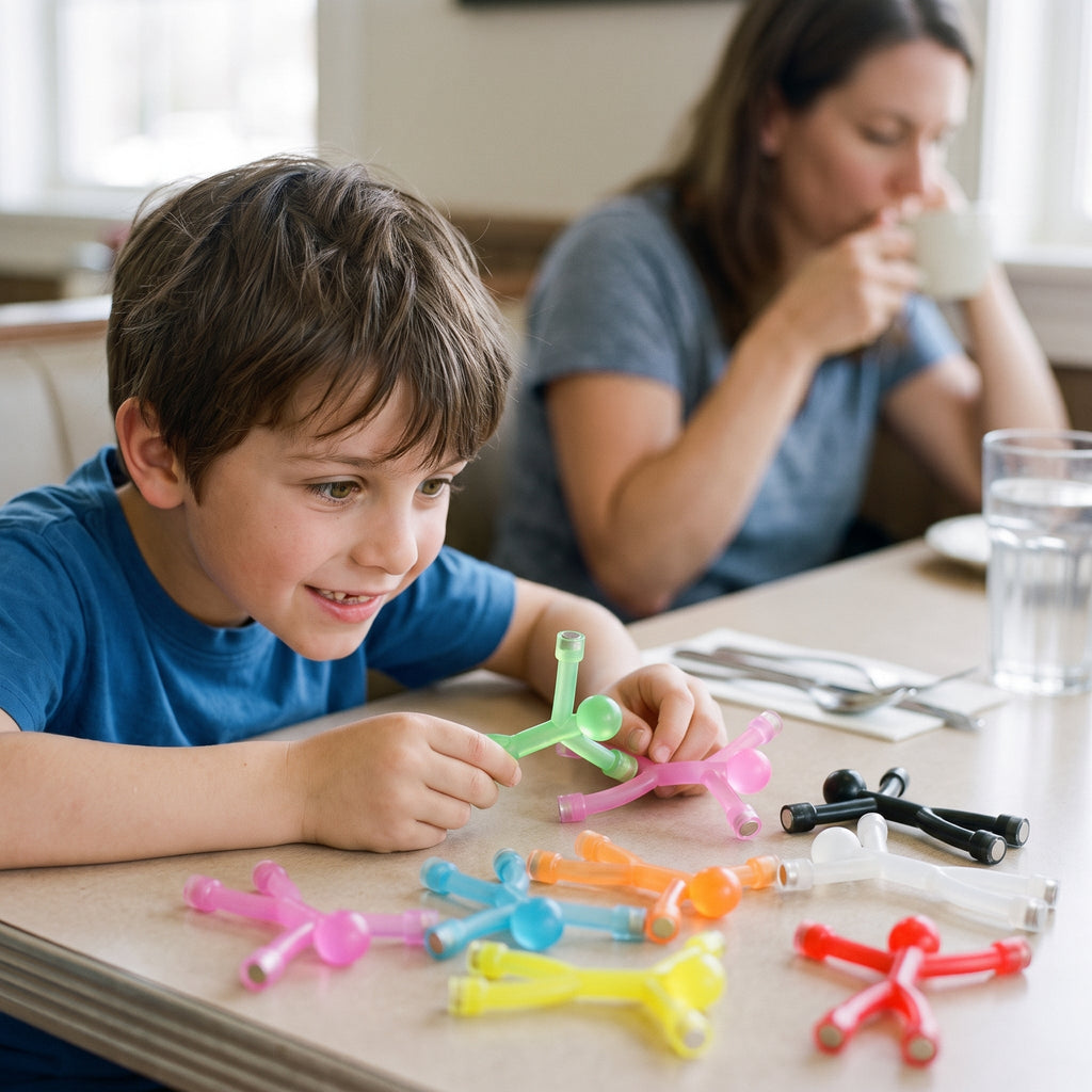 Magnetic Stick Figures, Bendy Fidget Toy For Kids
