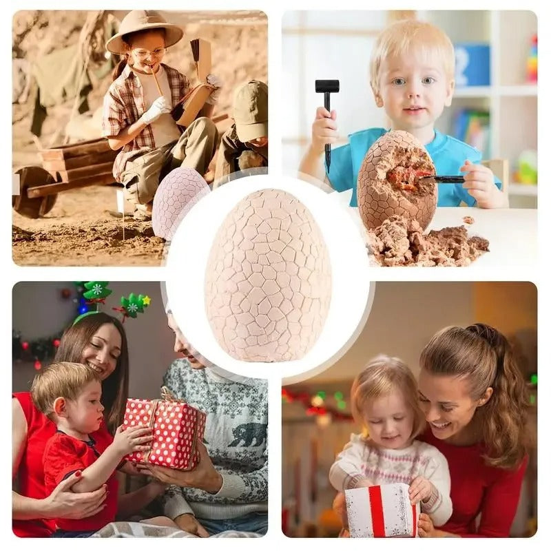 Dinosaur Egg Excavation Kit with Colorful Dinos Inside
