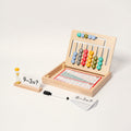 Math Learning Game with Abacus Maze and Spelling Cards