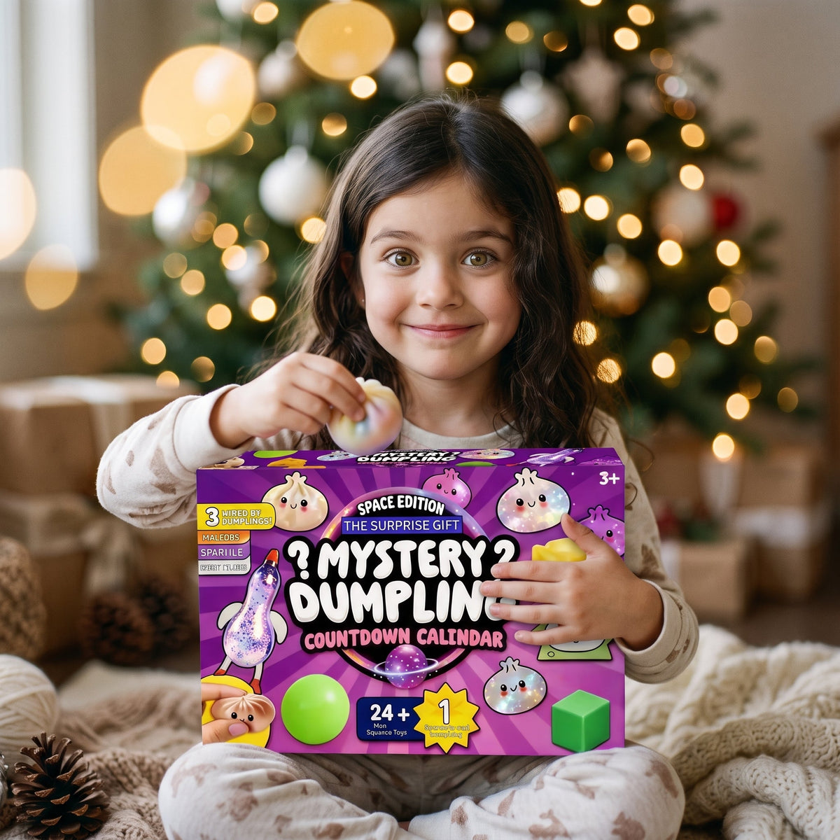 Mystery Dumpling Countdown Calendar, 24 Squishy Surprises