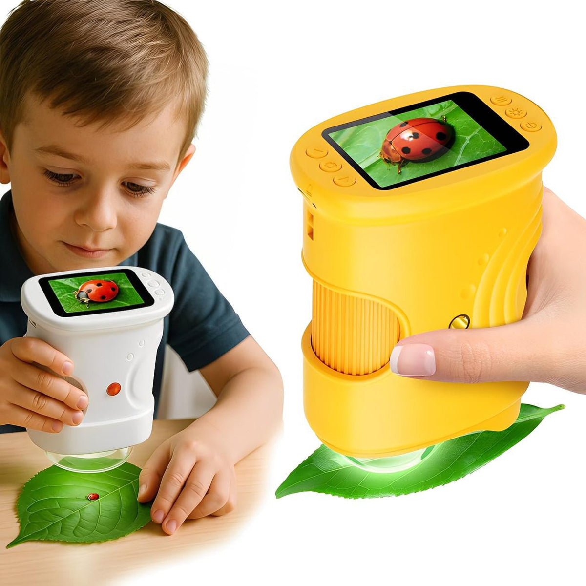 Digital Microscope for Kids with 1000x Magnification and Photo Function