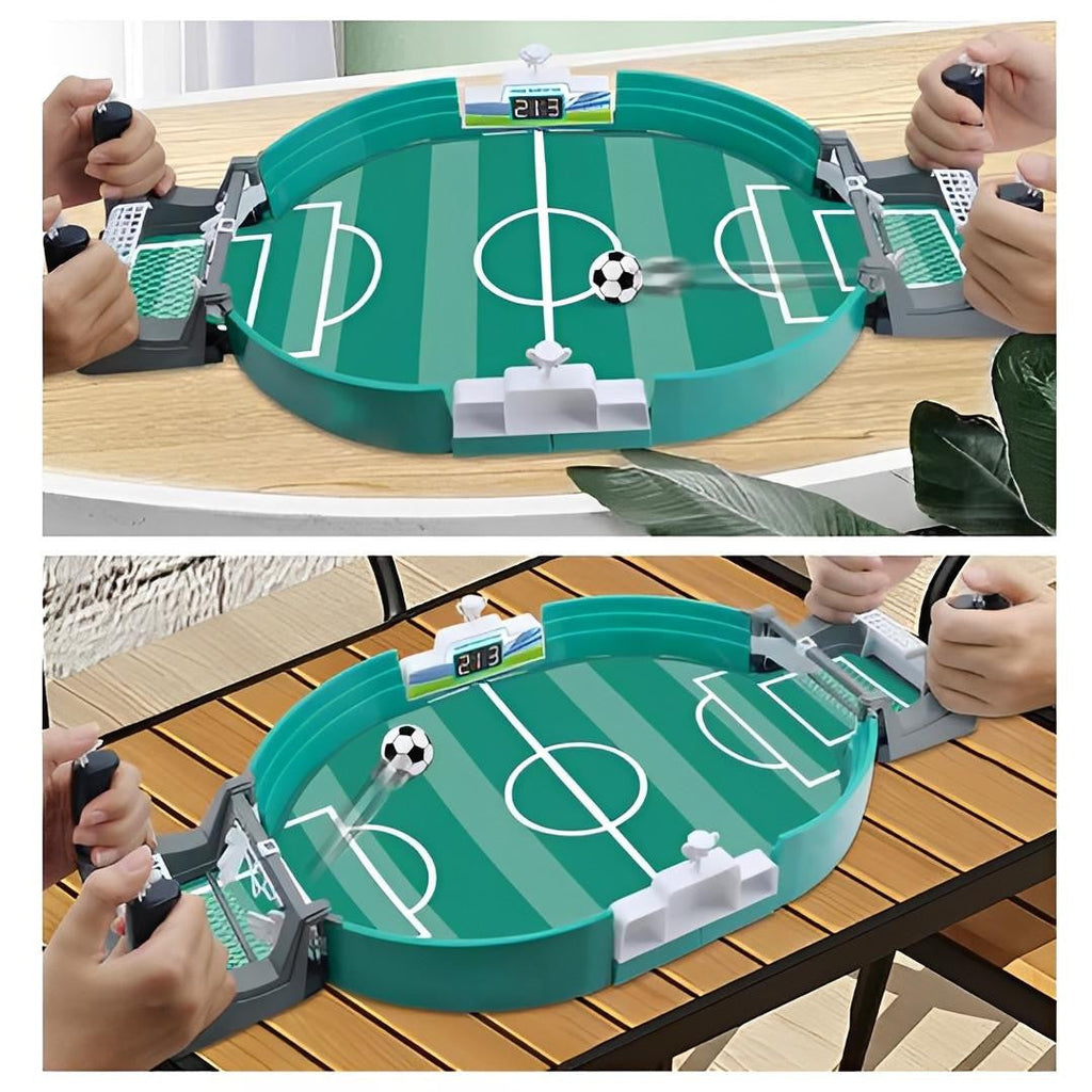 Tabletop Soccer Game, Compact Two-Player Football Arena