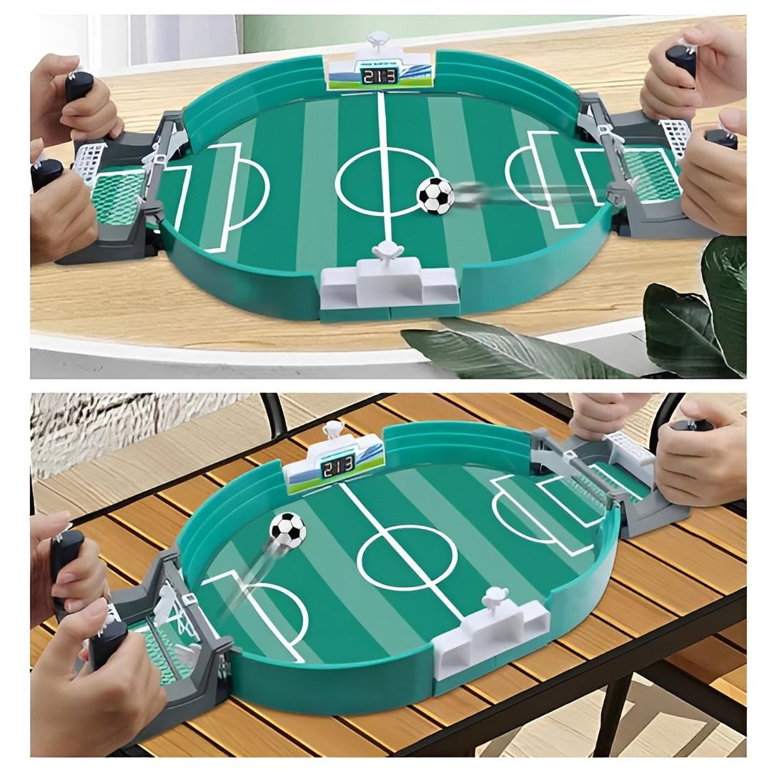 Tabletop Soccer Game, Compact Two-Player Football Arena