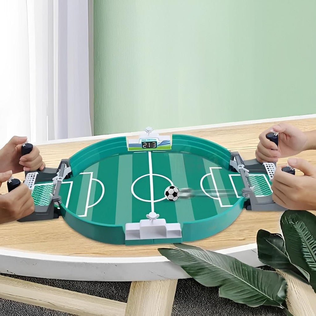Tabletop Soccer Game, Compact Two-Player Football Arena