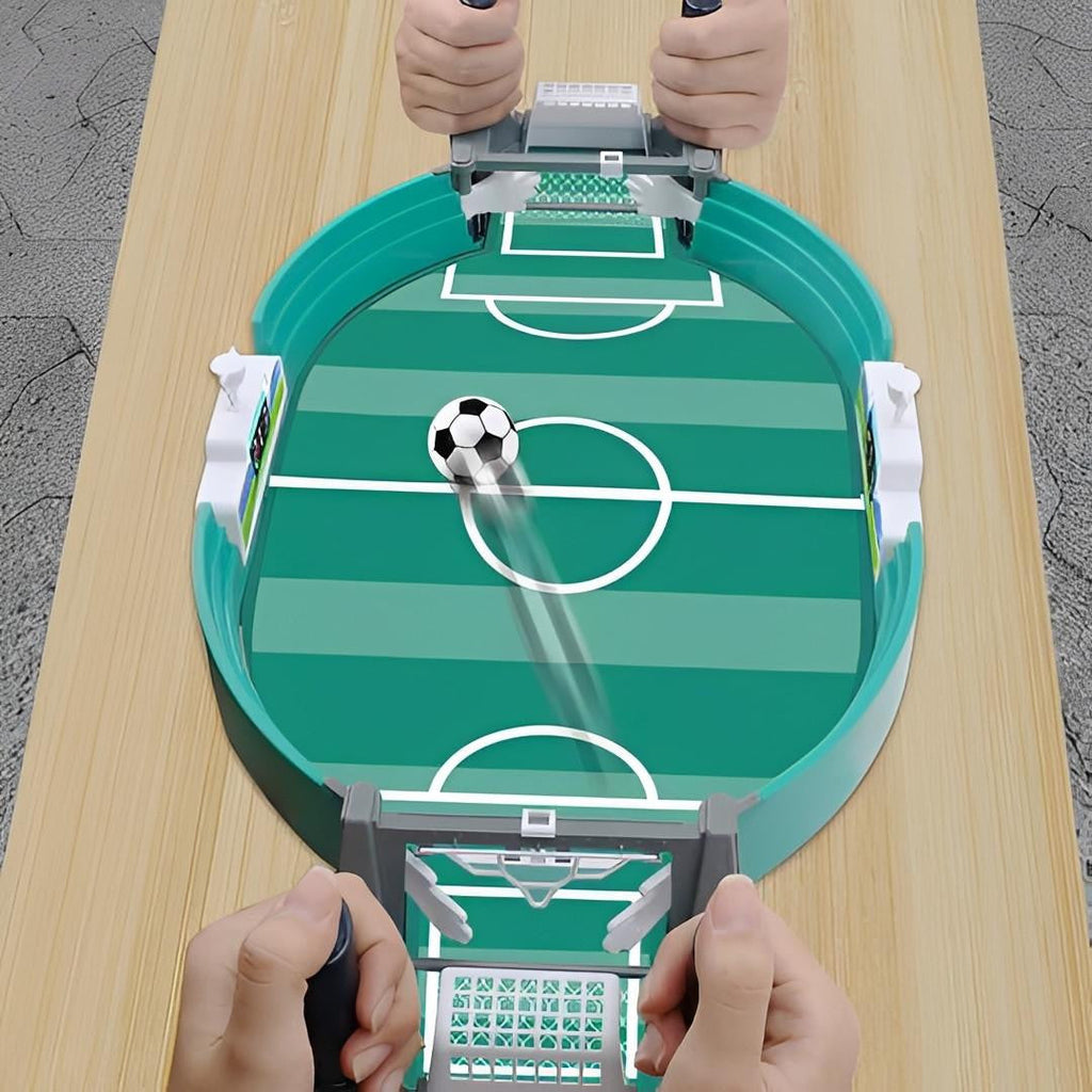 Tabletop Soccer Game, Compact Two-Player Football Arena