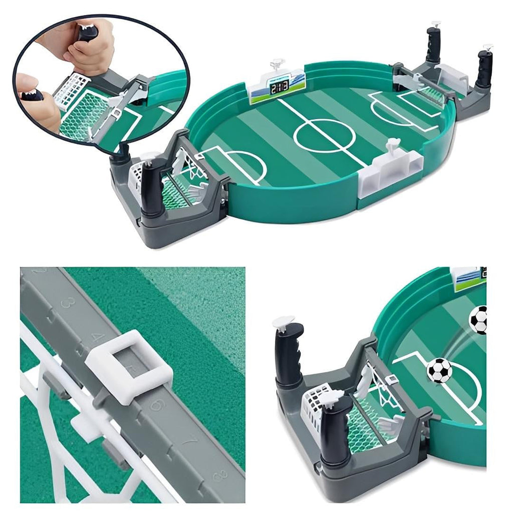 Tabletop Soccer Game, Compact Two-Player Football Arena