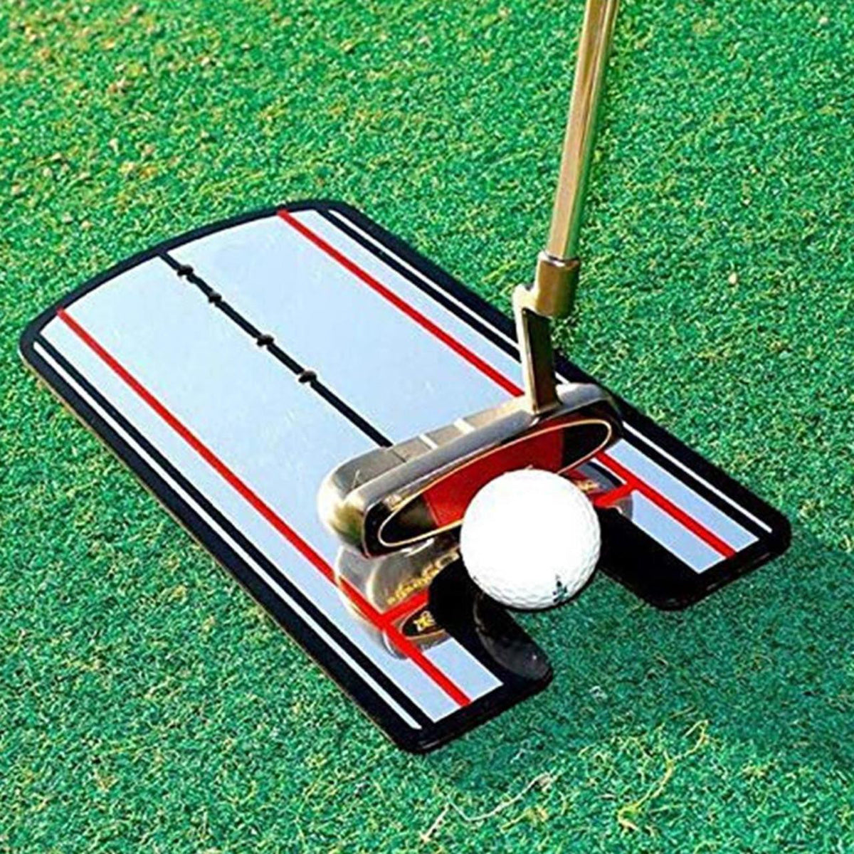 Golf Putting Mirror with Alignment Lines