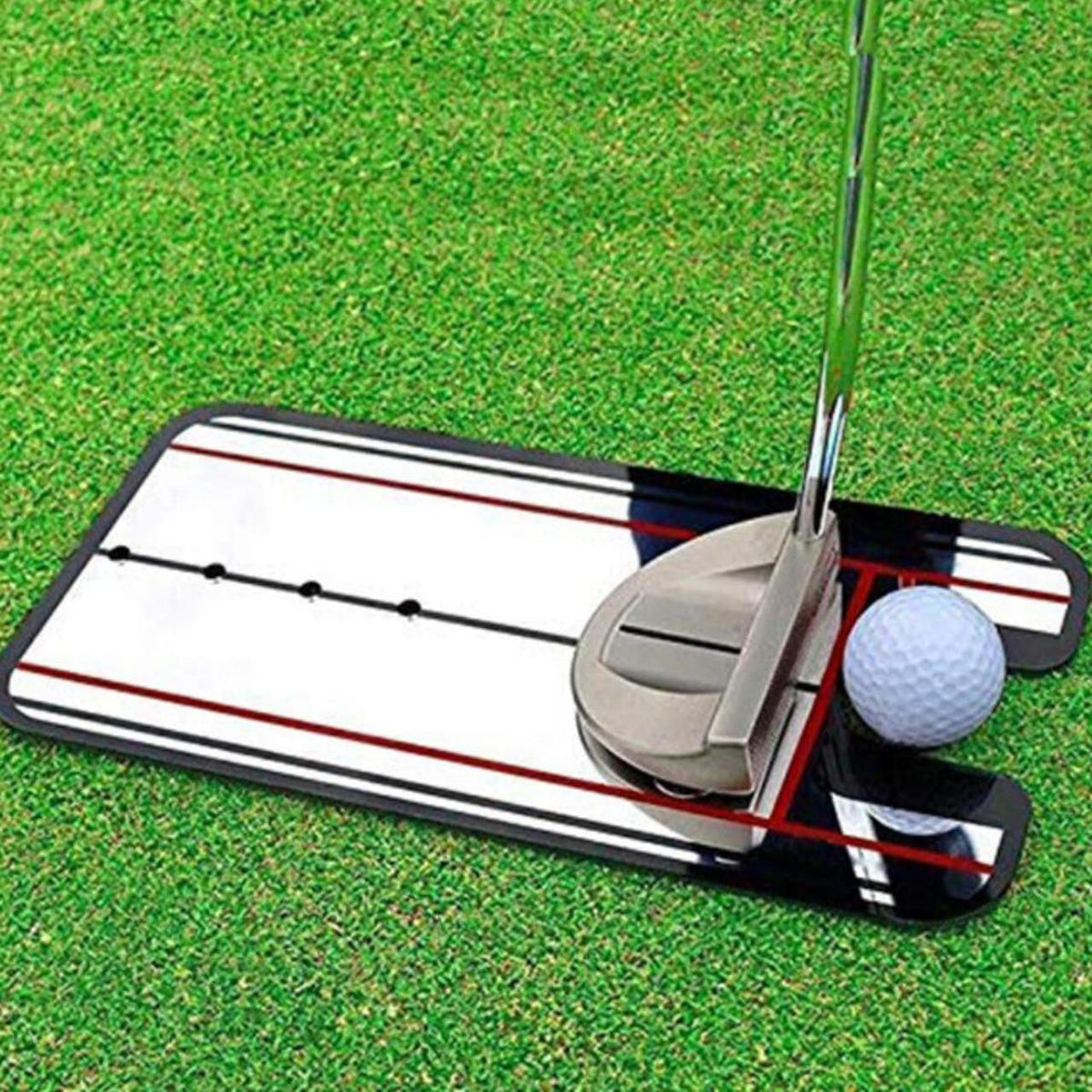 Golf Putting Mirror with Alignment Lines