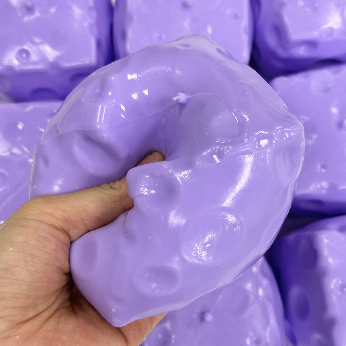 Moldable Cheese Squishy, Non-Rebound Sensory Fidget Toy