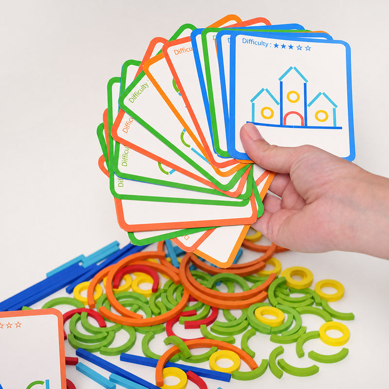 Montessori Alphabet Learning Set with Parking Maze and Spelling Game