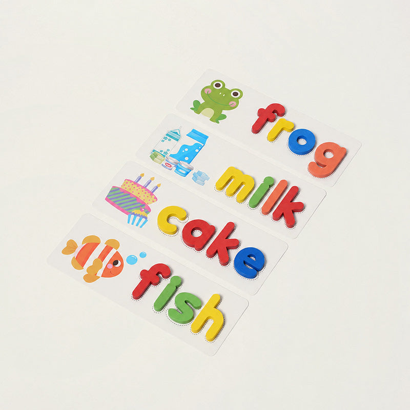 Montessori Alphabet Learning Set with Parking Maze and Spelling Game