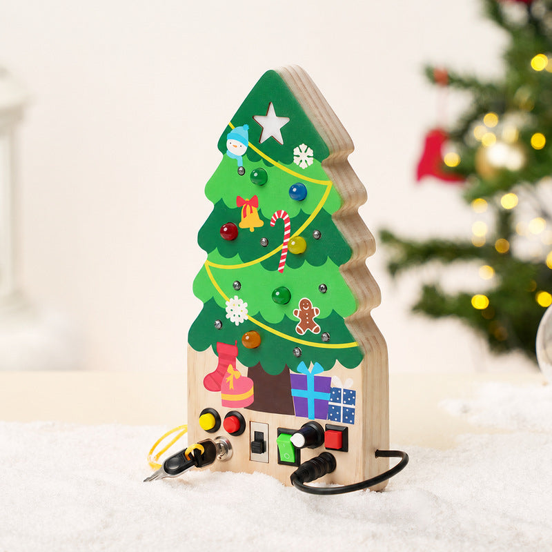 Montessori Christmas Toys Bundle with Books and Switchboard