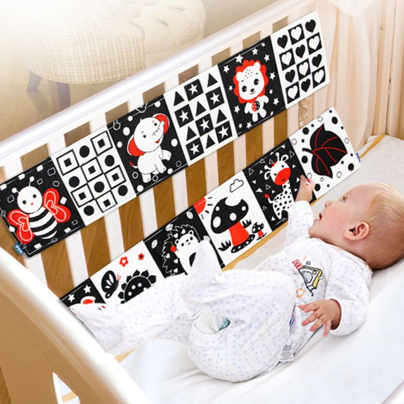 Baby Contrast Book with High-Contrast Animal Designs